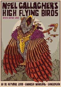Noel Gallagher's High Flying Birds - Gimnasio Municipal, Concepción. 2018