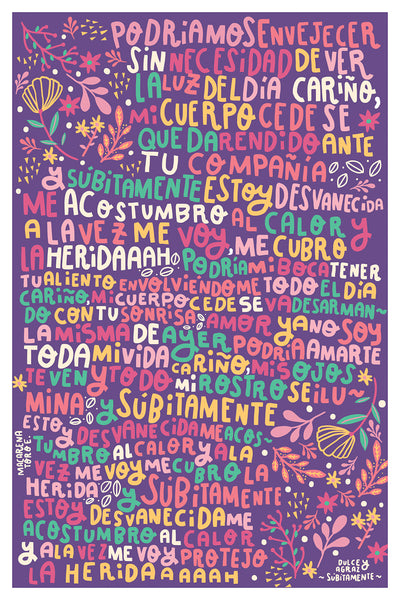 Set Coleccionable Canciones #1 (Concepción) / 4 postales + 4 stickers